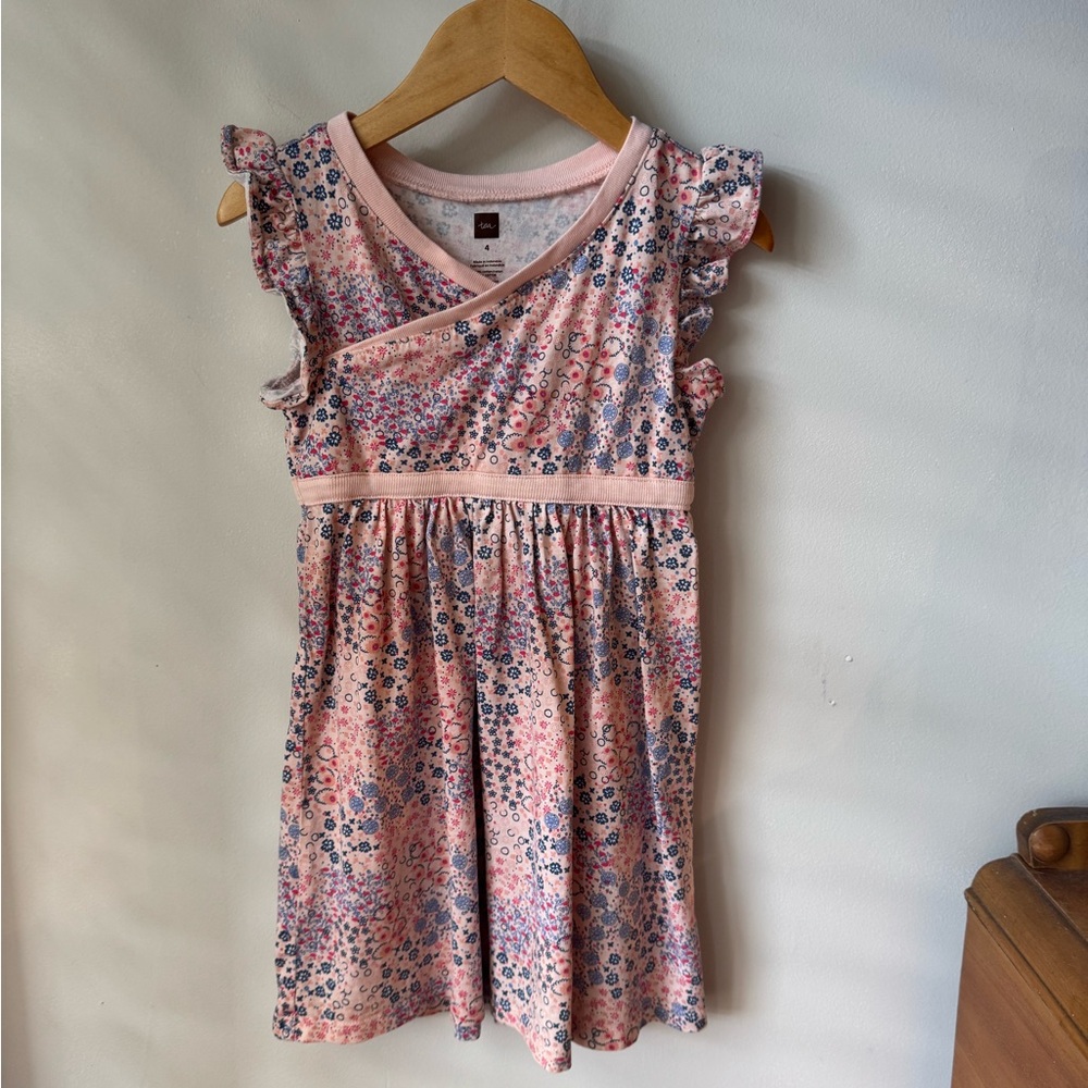 Floral Pink Kids Dress Tea Collection